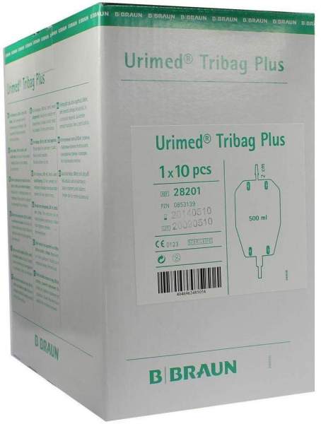 Urimed Tribag Plus Urin Beutel 500ml Mit 2cm Schl