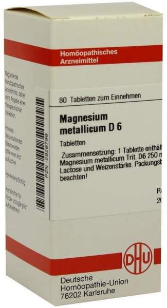 DHU Magnesium Metallicum D6 80 Tabletten