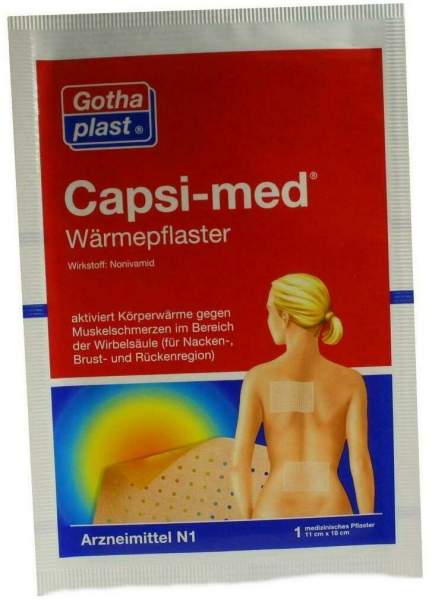 Capsi Med Wärmepflaster 11 X 18 cm 1 Pflaster