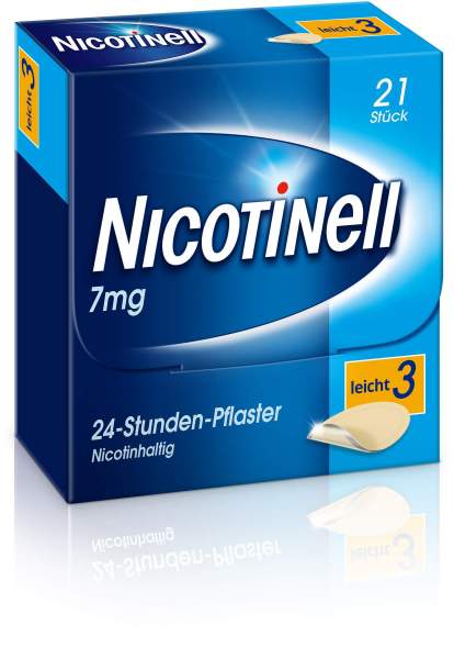 Nicotinell 7 mg 24-Stunden-Pflaster 21 Stück