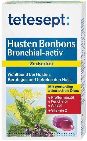Tetesept 75 G Husten Bonbons Bronchial Activ Zuckerfrei