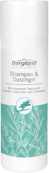 Teebaum Shampoo + Duschgel Bergland Tube 200 ml