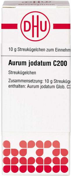 Dhu Aurum Jodatum C200 Globuli 10 G
