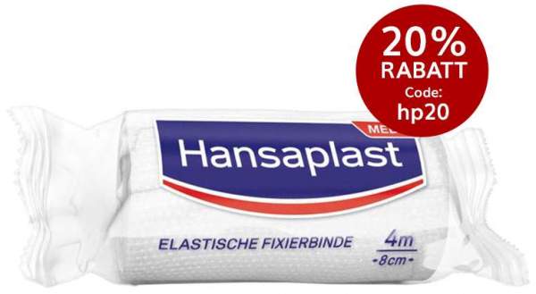 Hansaplast Elastische Fixierbinde 4 m x 8 cm