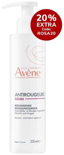Avene Antirougeurs Clean beruhigende Reinigungsmilch 200 ml