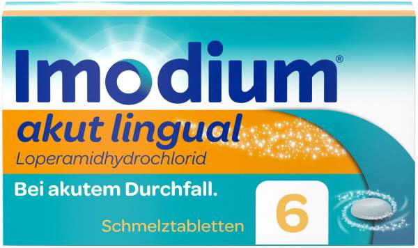 Imodium akut lingual 2 mg 6 Schmelztabletten