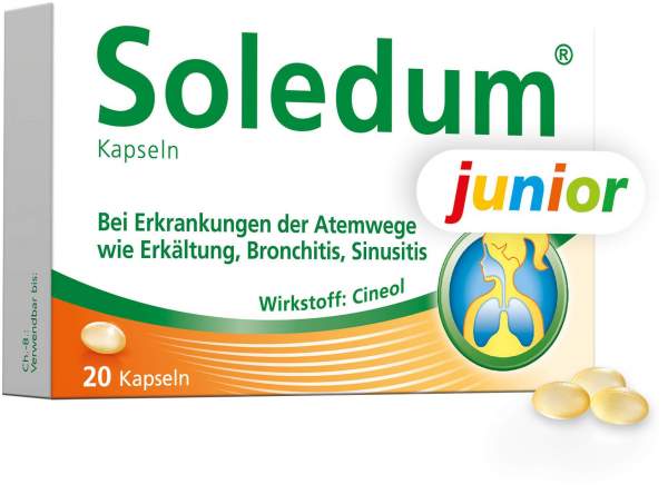 Soledum Kapseln Junior 100 mg 20 magensaftresistente Kapseln