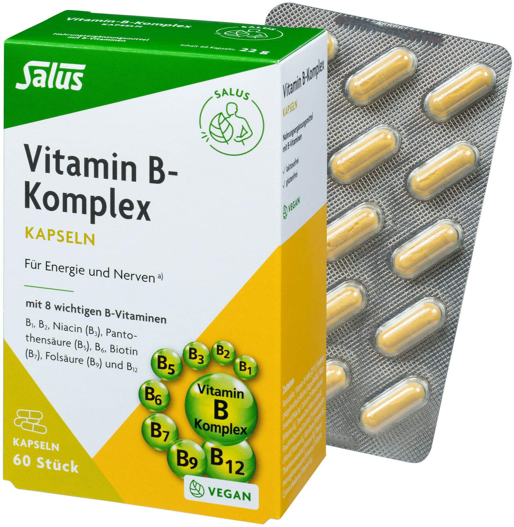 Vitamin B Komplex Vegetabile Salus 60 Kapseln kaufen