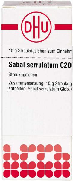Dhu Sabal Serrulatum C200 Globuli 10 G