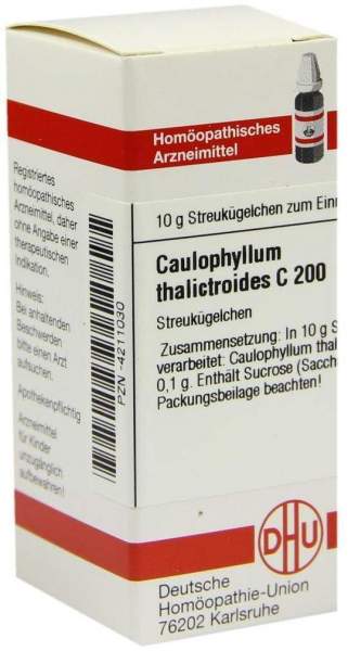Caulophyllum Thalictroides C 200 Globuli