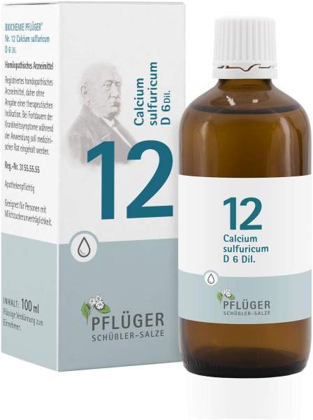 Biochemie Pflüger 12 Calcium Sulfuricum D6 100 ml Tropfen