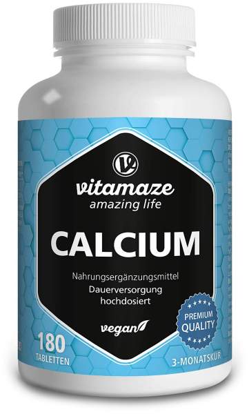 Calcium 400 mg Vegan 180 Tabletten