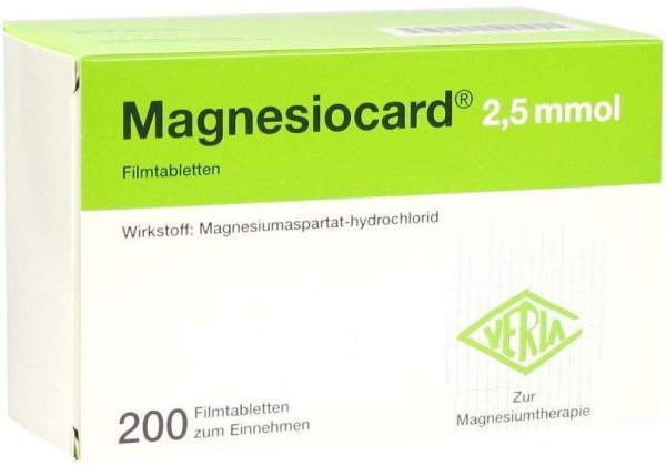 Magnesiocard 2,5 Mmol 200 Filmtabletten