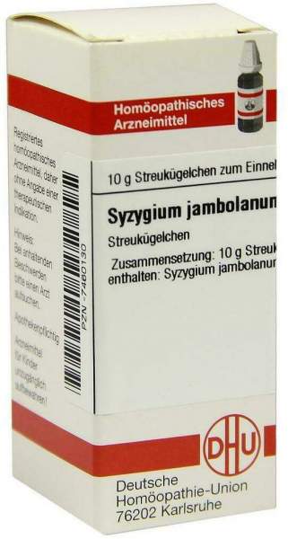 Dhu Syzygium Jambolanum D2 10 G Globuli