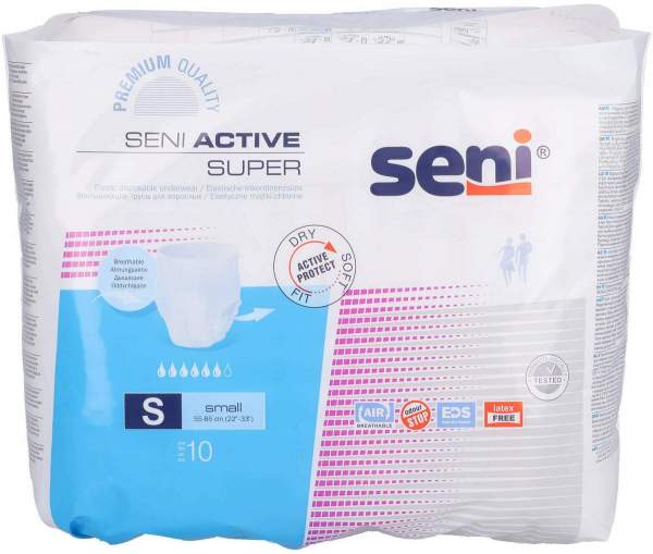 Seni Active Super Inkontinenzslip Einmal S 10 Stück