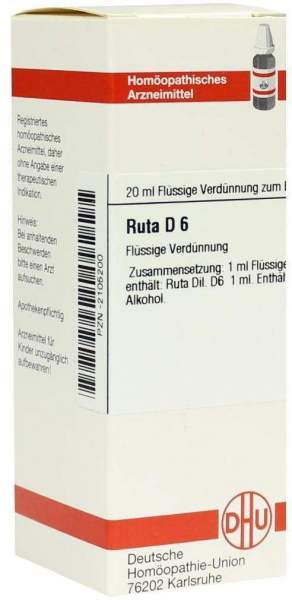 Dhu Ruta D6 Dilution 20 ml