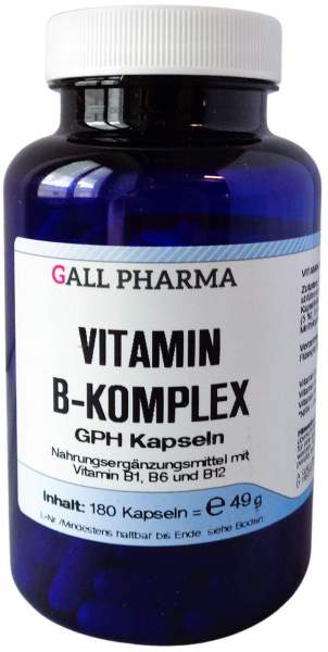 Vitamin B Komplex GPH Kapseln 180 Stück