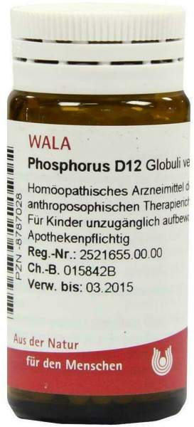 Wala Phosphorus D12 20 G Globuli