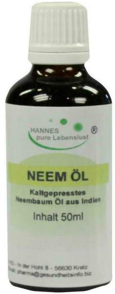 Neem-Öl Kaltgepresst Aus Indien 50 ml