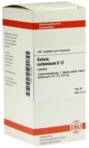 Kalium Carbonicum D 12 200 Tabletten