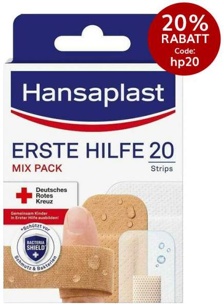 Hansaplast Erste Hilfe Mix 20 Pflaster