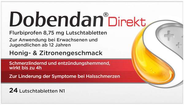 Dobendan Direkt Flurbiprofen 24 Lutschtabletten