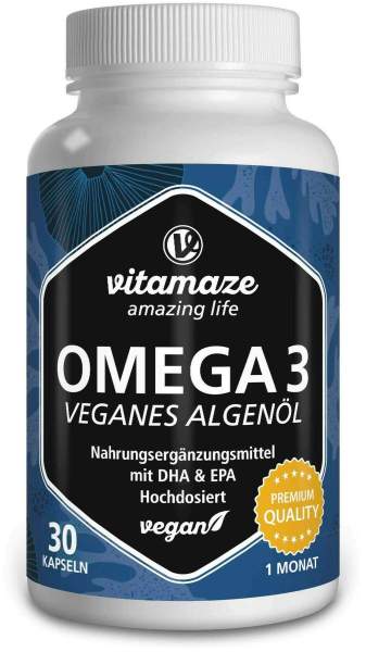 Vitamaze Omega-3 Aus Algenöl 30 Kapseln