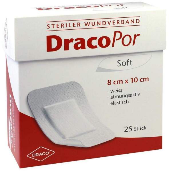 Dracopor Wundverband 10x8cm Steril 25 Verband