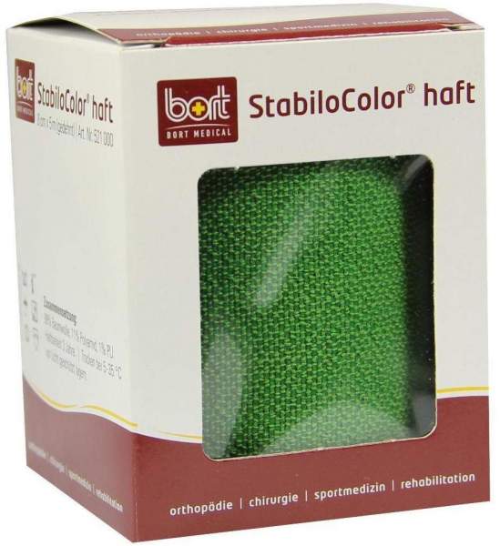 Bort Stabilocolor Haft Binde 8cm Grün