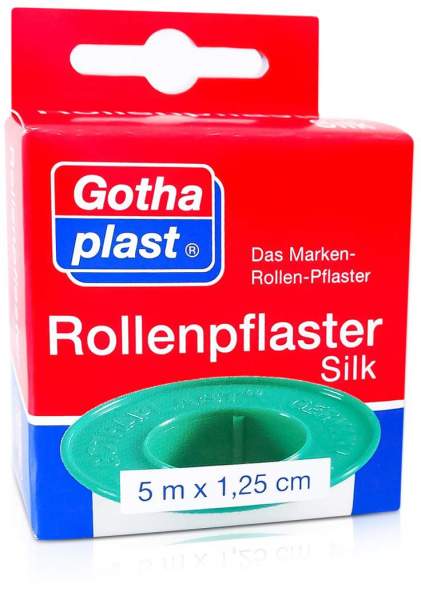 Rollenpflaster Silk 1,25 cm X 5 M 1 Pflaster