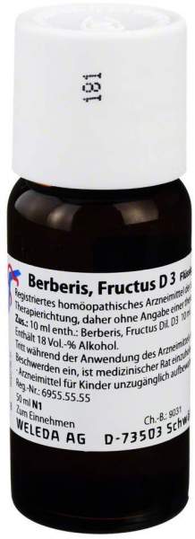 Berberis Fructus D 3 Weleda 50 ml Dilution