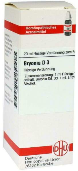 Dhu Bryonia D3 Dilution