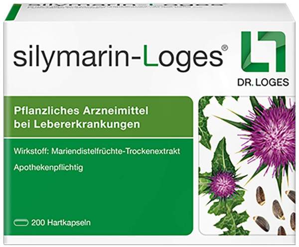 Silymarin-Loges Hartkapseln 200 Stück