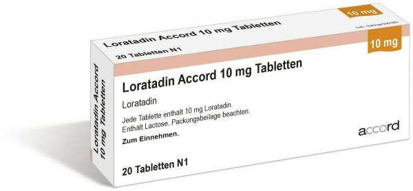 Loratadin Accord 10 mg 20 Tabletten