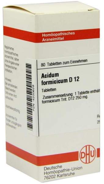 Dhu Acidum Formicicum D12 80 Tabletten