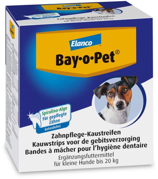 Bay O Pet Zahnpflege Kaustreifen Für Kleine Hunde 140 G Streifen