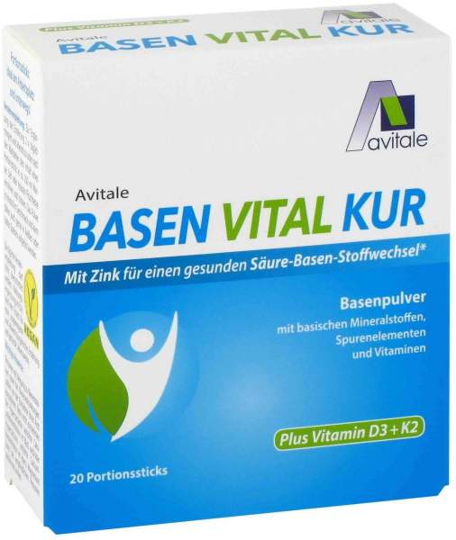 Basen Vital Kur Plus Vitamin D3 + K2 20 Portionssticks