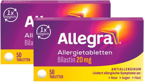 Allegra Allergietabletten 20 mg 2 x 50 Tabletten