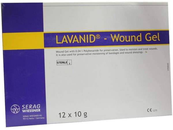 Lavanid Wundgel 12 X 10 G Gel