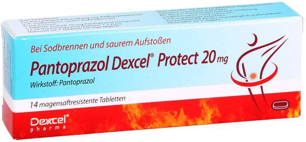 Pantoprazol Dexcel Protect 20 mg Magensaftres.Tabletten 20 Stück