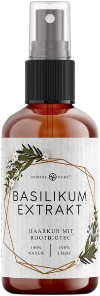 Basilikum Extrakt Haarkur mit RootBioTec 100 ml