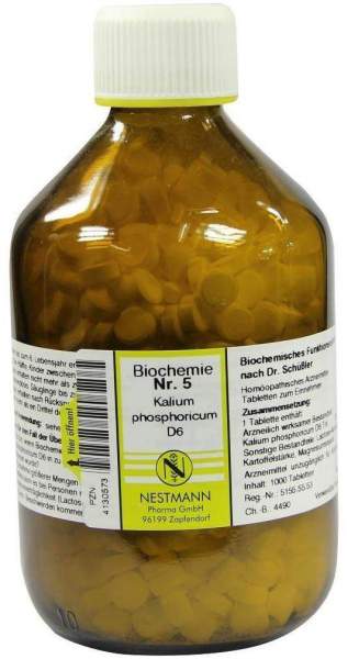 Biochemie 5 Kalium Phosphoricum D6 1000 Tabletten