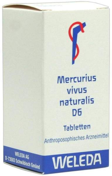Weleda Mercurius Vivus Naturalis D6 80 Tabletten