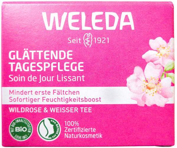 Weleda Glättende Tagespflege Wildrose &amp; Weißer Tee 40 ml