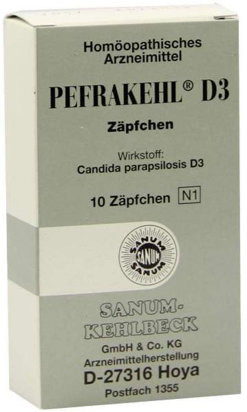 Pefrakehl D3 Zäpfchen 10 Stück