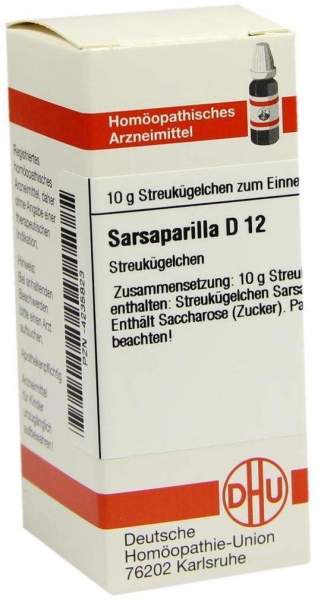 DHU Sarsaparilla D12 10 g Globuli