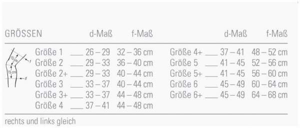 Bort Stabilogen Sport Knieband.Gr.6+ Schwarz-Grün