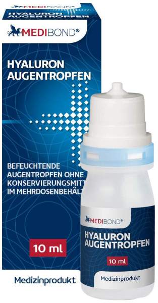 Hyaluron Augentropfen Medibond 10 ml