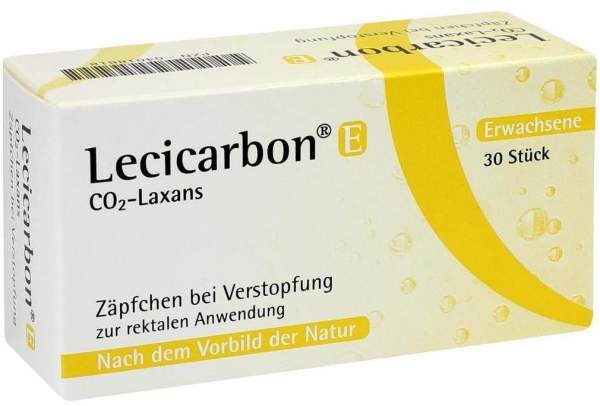 Lecicarbon E Co2 Laxans Erwachsenensuppositorien 30 Stück