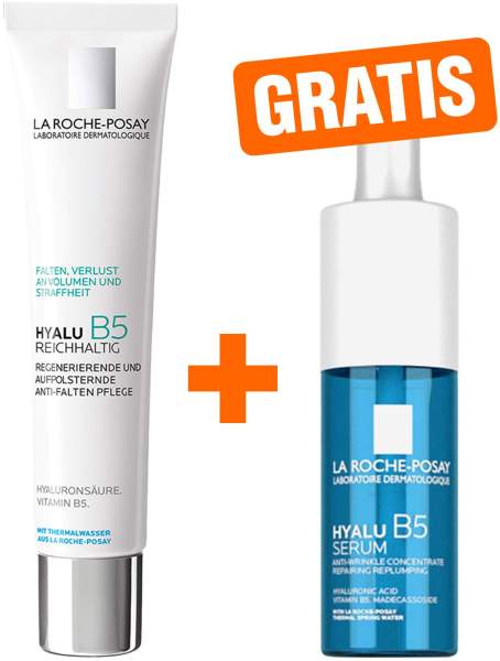La Roche Posay Hyalu B5 Pflege reichhaltig 40 ml + gratis Hyalu B5 Serum 10 ml